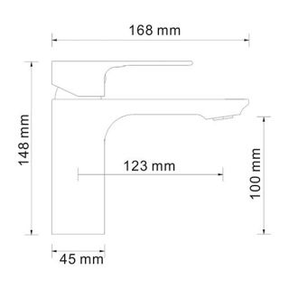 Wasserkraft Dinkel 5803 Смеситель для раковины Wasserkraft Dinkel 5803 Смеситель для раковины