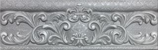 Керамическая плитка Eletto Ceramica 586091001 Agra Grey Dalila Border 8x25.1