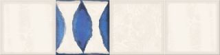 Керамическая плитка Eletto Ceramica 586832001 Faenza Cobalt Flor Frise 1 15.6x63