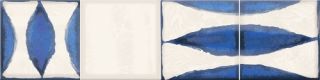 Керамическая плитка Eletto Ceramica 586832002 Faenza Cobalt Flor Frise 2 15.6x63
