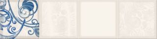 Керамическая плитка Eletto Ceramica 586832004 Faenza Cobalt Ornament Frise 2 15.6x63