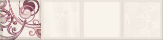 Керамическая плитка Eletto Ceramica 586842004 Faenza Wine Ornament Frise 2 15.6x63
