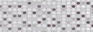 Керамическая плитка Eletto Ceramica 586942001 Malwiya Grey Geometria Decor 24.2x70