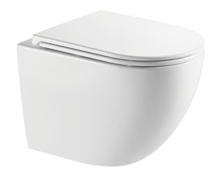 Унитаз подвесной AQUAme AQM2014PRO безободковый белый