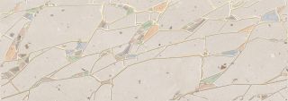 Керамическая плитка Eletto Ceramica 587562001 Terrazzo Decor Marfil Crystal 25.1x70.9
