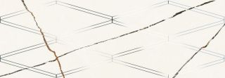 Керамическая плитка Eletto Ceramica 588122001 Bianco Covelano Rombi 24.2x70