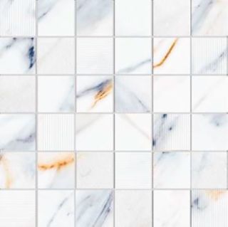 Керамическая плитка Eletto Ceramica 588143003 Calacatta Fantasy Mosaic 30x30
