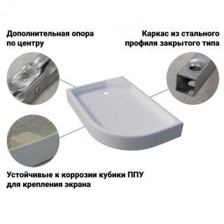 Поддон для душа Triton ПД17 Щ0000038230 120х80 правый Поддон для душа Triton ПД17 Щ0000038230 120х80 правый
