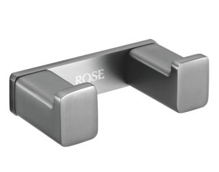 Крючок для ванной комнаты двойной Rose RG1821T пепельный Крючок для ванной комнаты двойной Rose RG1821T пепельный
