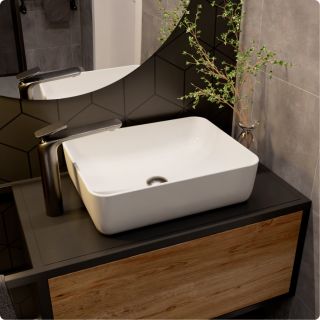 Смеситель для раковины AQUAme Como AQM6514GM графит матовый