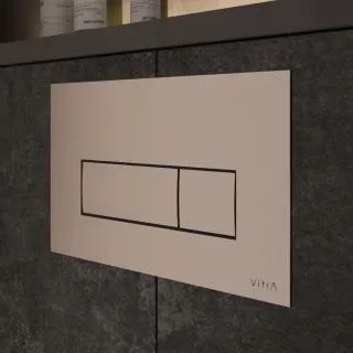 Кнопка смыва VitrA Root Square (Рут Скуэр) 740-2395 брашированный никель