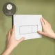 Кнопка смыва VitrA Root Square (Рут Скуэр) 740-2300 белый