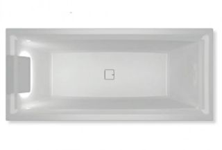 Акриловая ванна с подсветкой Riho Still Square LED Fall B099034005 180х80см светодиоды и подголовник слева заполнение через перелив белый Акриловая ванна с подсветкой Riho Still Square LED Fall B099034005 180х80см светодиоды и подголовник слева заполнение через перелив белый