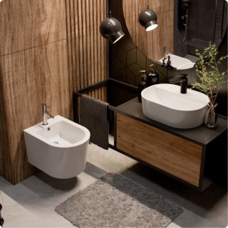 Биде подвесное AQUAme AQM2101 белый