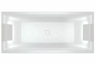 Акриловая ванна с подсветкой Riho Still Square LED B100005005 170х75см светодиоды и подголовники с двух сторон белый Акриловая ванна с подсветкой Riho Still Square LED B100005005 170х75см светодиоды и подголовники с двух сторон белый
