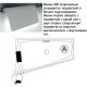 Акриловая ванна с подсветкой Riho Still Smart LED B101003005 R 170х110см светодиоды и подголовник слева белый