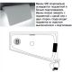 Акриловая ванна с подсветкой Riho Still Smart LED Fall B102011005 L 170х110см светодиоды и подголовник справа заполнение через перелив белый