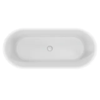 Ванна акриловая AQUAme AQM3501MW 167x75 см белый матовый