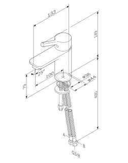 Смеситель для раковины Am Pm X-JOY F85B02100
