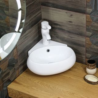 Подвесная раковина Melana E604-805 39см белый Подвесная раковина Melana E604-805 39см белый