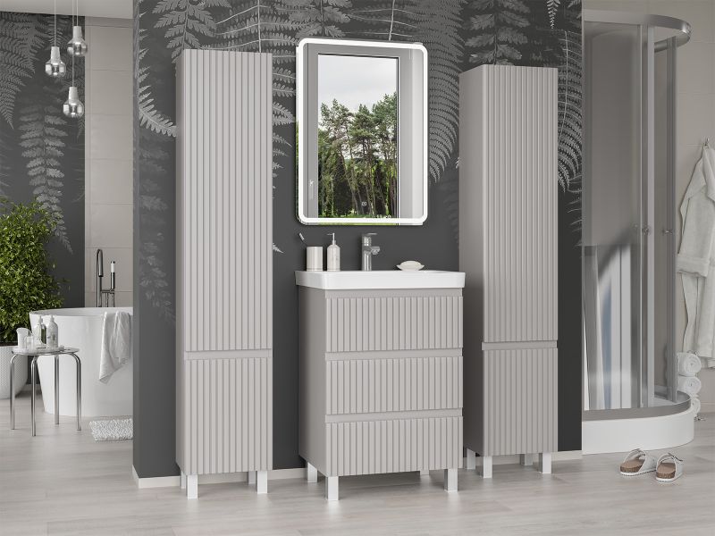 Напольная тумба под раковину Brevita Victory 60 УТ000023620 серый