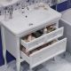 Тумба под раковину Opadiris Валери 00-00006801 белый матовый