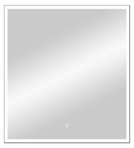 Зеркало с подсветкой Continent Frame Black ЗЛП1502 с сенсорным выключателем 80см чёрный