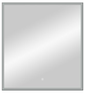 Зеркало с подсветкой Continent Frame Black ЗЛП1502 с сенсорным выключателем 80см чёрный Зеркало с подсветкой Continent Frame Black ЗЛП1502 с сенсорным выключателем 80см чёрный