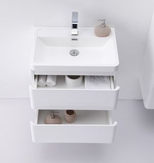 Тумба под раковину BelBagno подвесная 60x50см Bianco Lucido  ENERGIA-N-600-2C-SO-BL