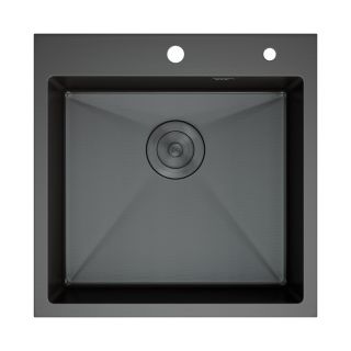 Кухонная мойка D&K DKS505006 50см графит Кухонная мойка D&K DKS505006 50см графит