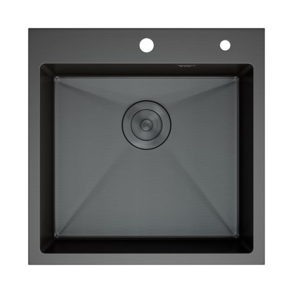 Кухонная мойка D&K DKS505006 50см графит Кухонная мойка D&K DKS505006 50см графит