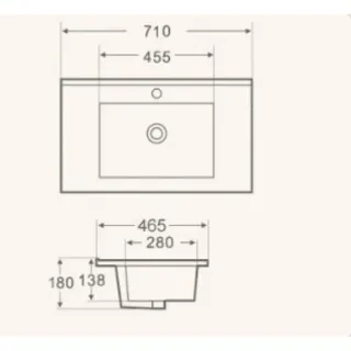 Раковина подвесная WW SK Арт. DEILBACH 7506-70 10000003901