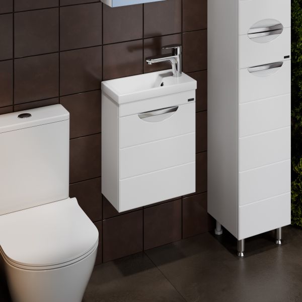 Подвесная тумба под раковину Санта Родос 206010 40 см белый