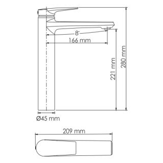 WasserKRAFT Glan 6603H Смеситель для умывальника WasserKRAFT Glan 6603H Смеситель для умывальника