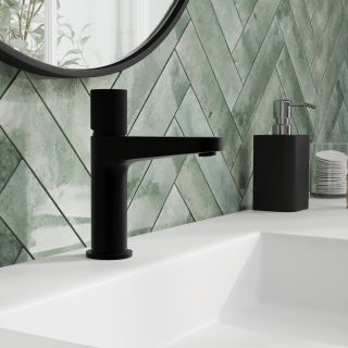 Смеситель для раковины WasserKRAFT Fulda 5203 чёрный матовый