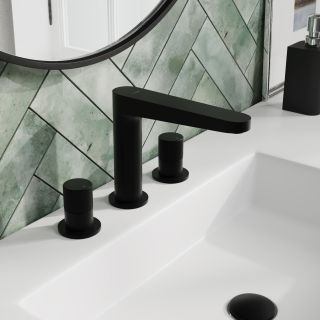 Смеситель для раковины WasserKRAFT Fulda 5235 чёрный матовый