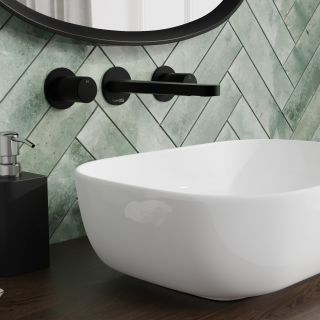 Смеситель для раковины WasserKRAFT Fulda 5245 чёрный матовый