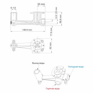 Смеситель для раковины WasserKRAFT Aisch 5530 тёмное золото матовое