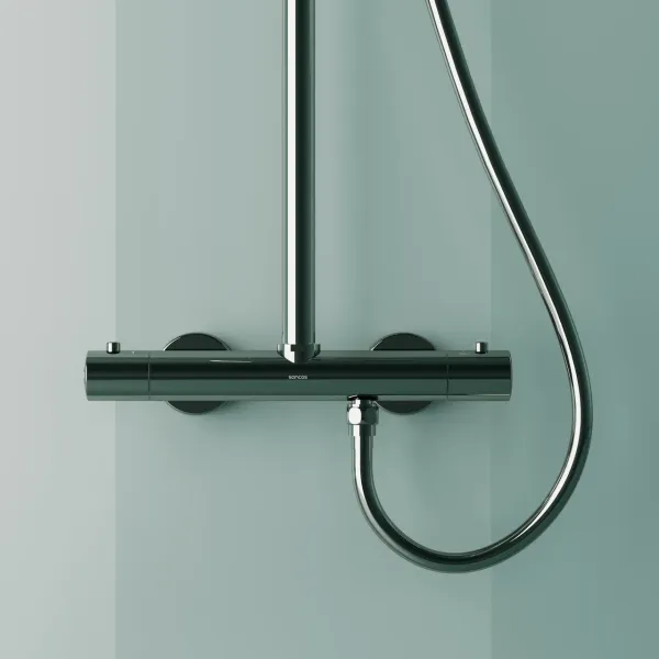 Душевая стойка Sancos Game SC3002CH с термостатом хром