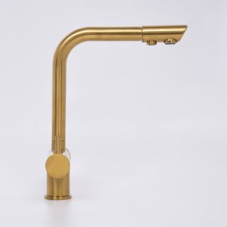 Смеситель для кухни WasserKRAFT A8387 под фильтр тёмное золото матовое