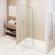 Душевая перегородка RGW WA-050W WA-002W + Z-070W 351005003-15 100 см профиль белый стекло прозрачное