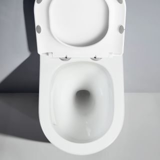 Унитаз подвесной RGW SW-51 80420251-01 безободковый белый