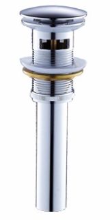 Донный клапан SantiLine SL-105 с переливом хром Донный клапан SantiLine SL-105 с переливом хром