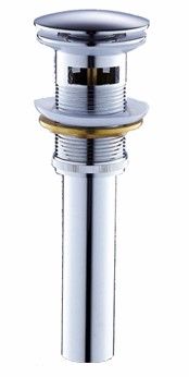 Донный клапан SantiLine SL-105 с переливом хром Донный клапан SantiLine SL-105 с переливом хром