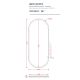 Зеркало Artceram Arco ACS014 с подсветкой