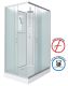 Душевая кабина Niagara NG-43085-14QBKT 100x80см серебро/матовое