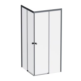 Душевой уголок Am.Pm X-joy W94G-403-9090-BТ1К 90x90 см без поддона чёрный матовый Душевой уголок Am.Pm X-joy W94G-403-9090-BТ1К 90x90 см без поддона чёрный матовый