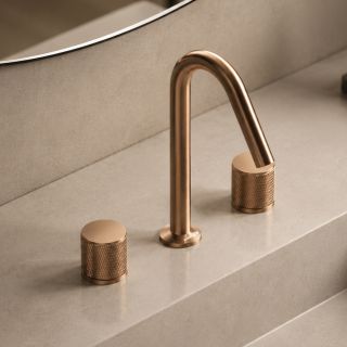Смеситель для раковины WasserKRAFT Muritz 9835BRG розовое золото матовое