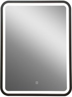 Зеркало с подсветкой Art&Max Genova 60x80см чёрный AM-Gen-600-800-DS-F Зеркало с подсветкой Art&Max Genova 60x80см чёрный AM-Gen-600-800-DS-F