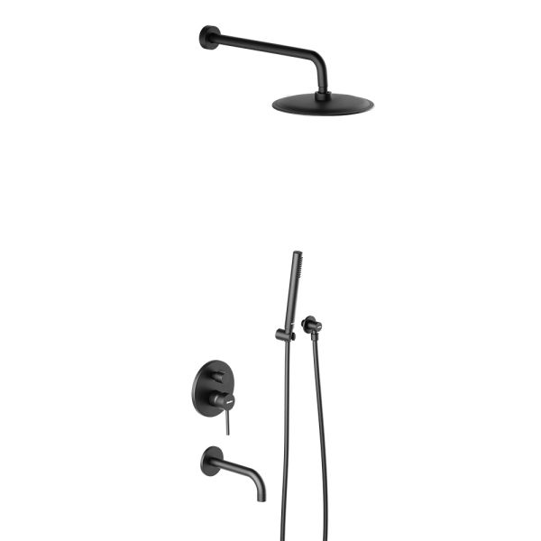 Встраиваемая душевая система Damixa Scandinavian Pure 936510300 черный